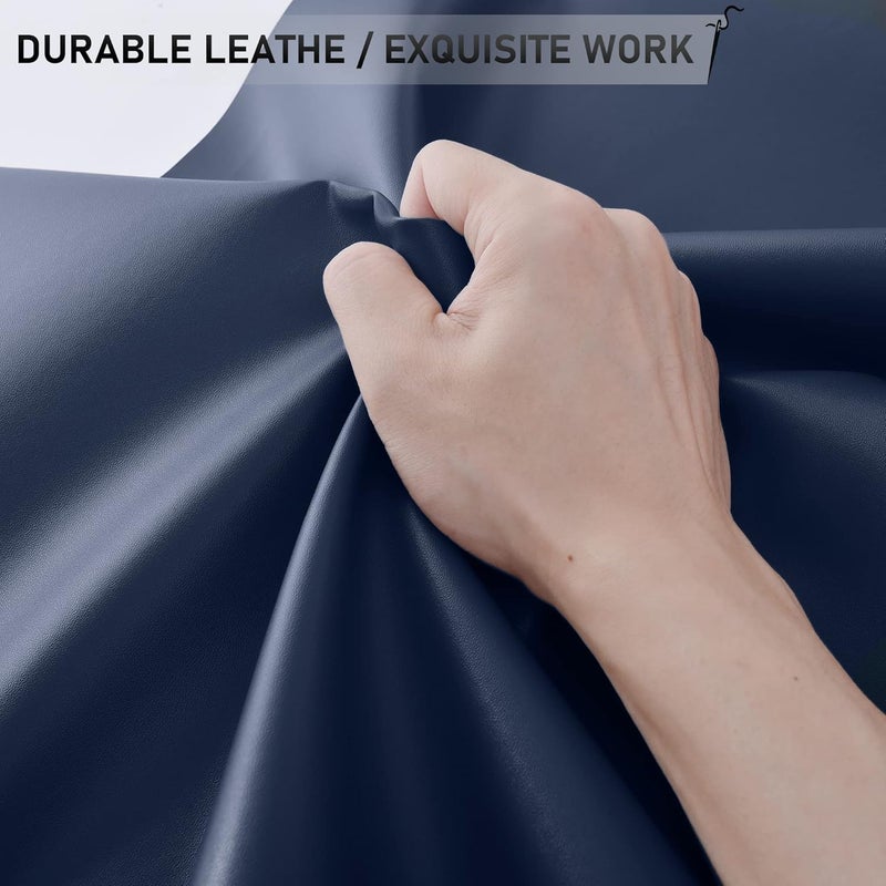 YAFLC Self Adhesive Leather Repair Tape Kit, 4"x 63" Leather Repair Patch for Furniture, Leather Repair Patch for Car seat, Sofas, Couch, Boat Seat Dark Blue - Image 3
